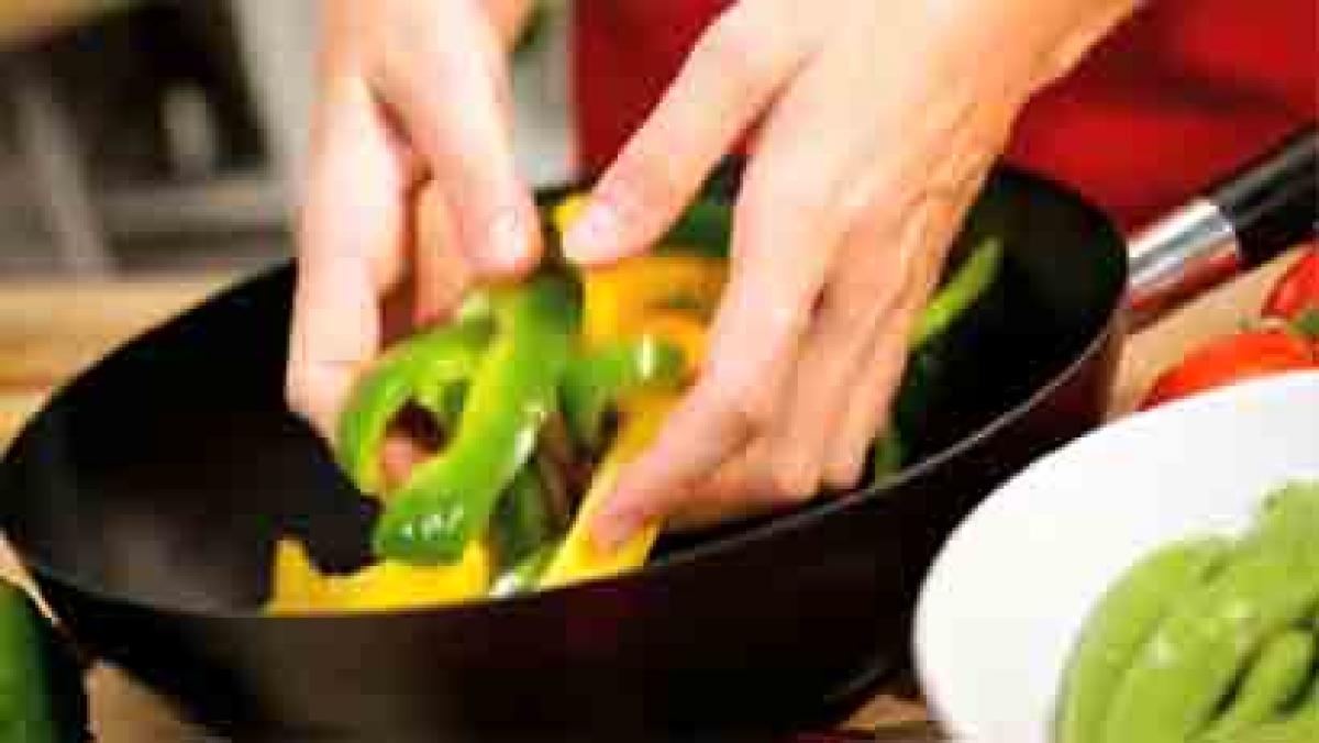 Vegetables fried in Extra Virgin Olive Oil is healthy